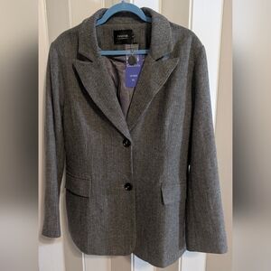 Fashion Collection Gray Women's Blazer, Size XL , NWT